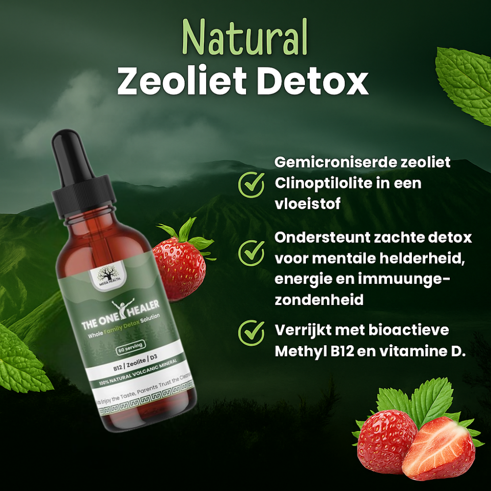 ZOLIVANA™ Ultra Natuurlijke Detox Druppels Verwijder Zware Metalen Boost je Immuniteit & Focus Voor Kinderen en Volwassenen