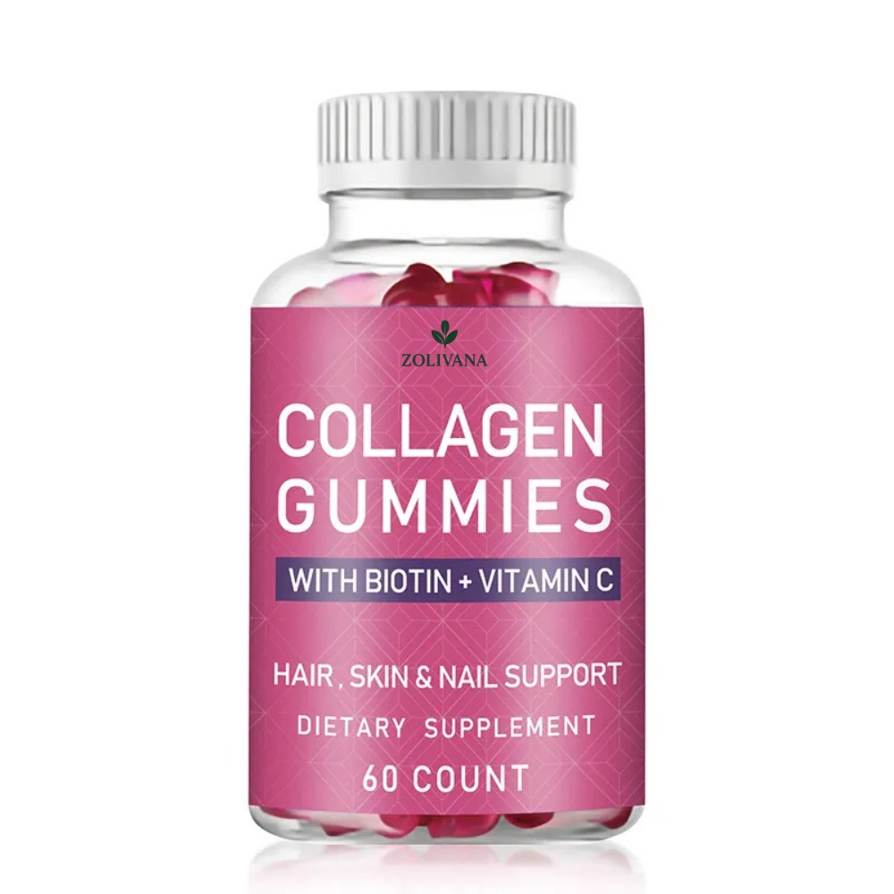 ✨ Collagen Gummies – Radiant & Firm Skin | With Biotin + Vitamin C