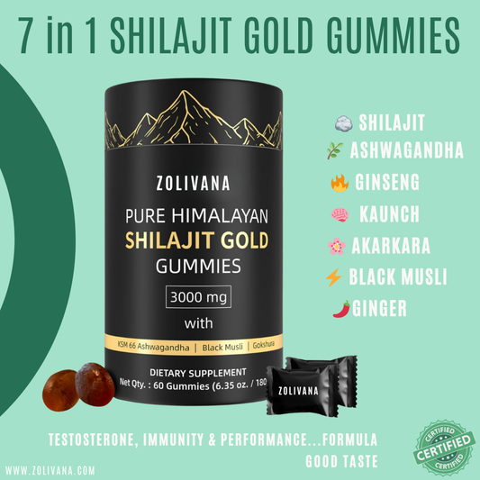 Shilajit Gold Gummies: Pure Shilajit Himalayan