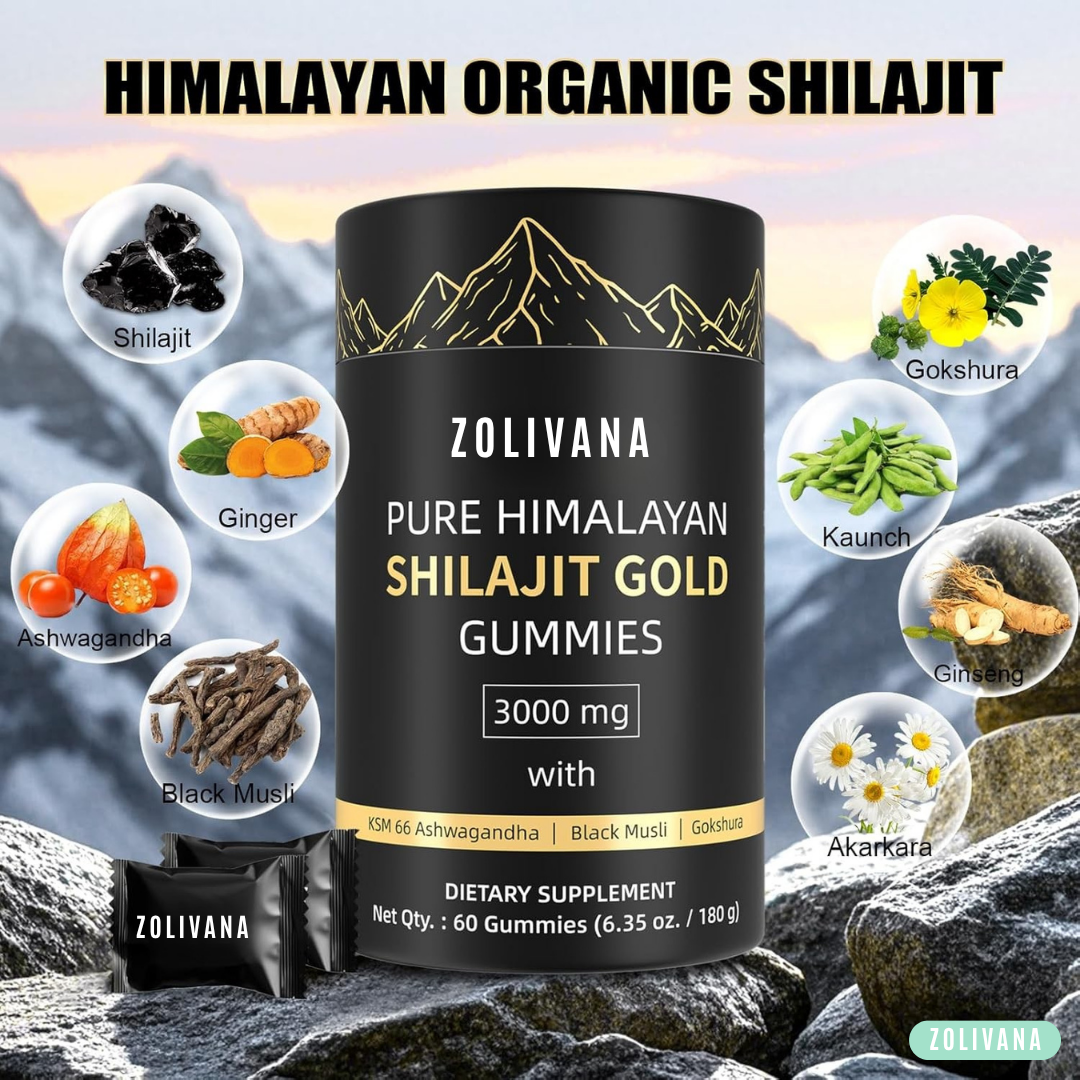 Shilajit Gold Gummies: Pure Shilajit Himalayan