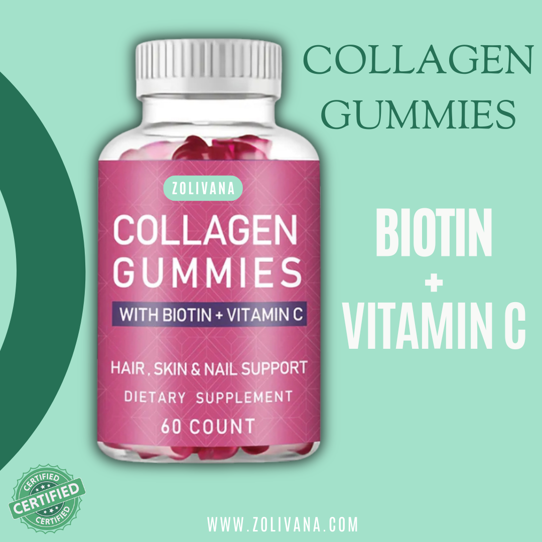 Collagen Gummies – Radiant & Firm Skin | With Biotin + Vitamin C