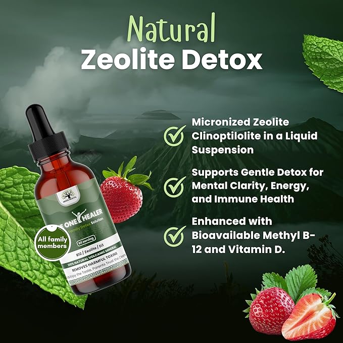 Ultra Natural Detox Drops Remove Heavy Metals Boost Immunity & Focus For Children and Adults