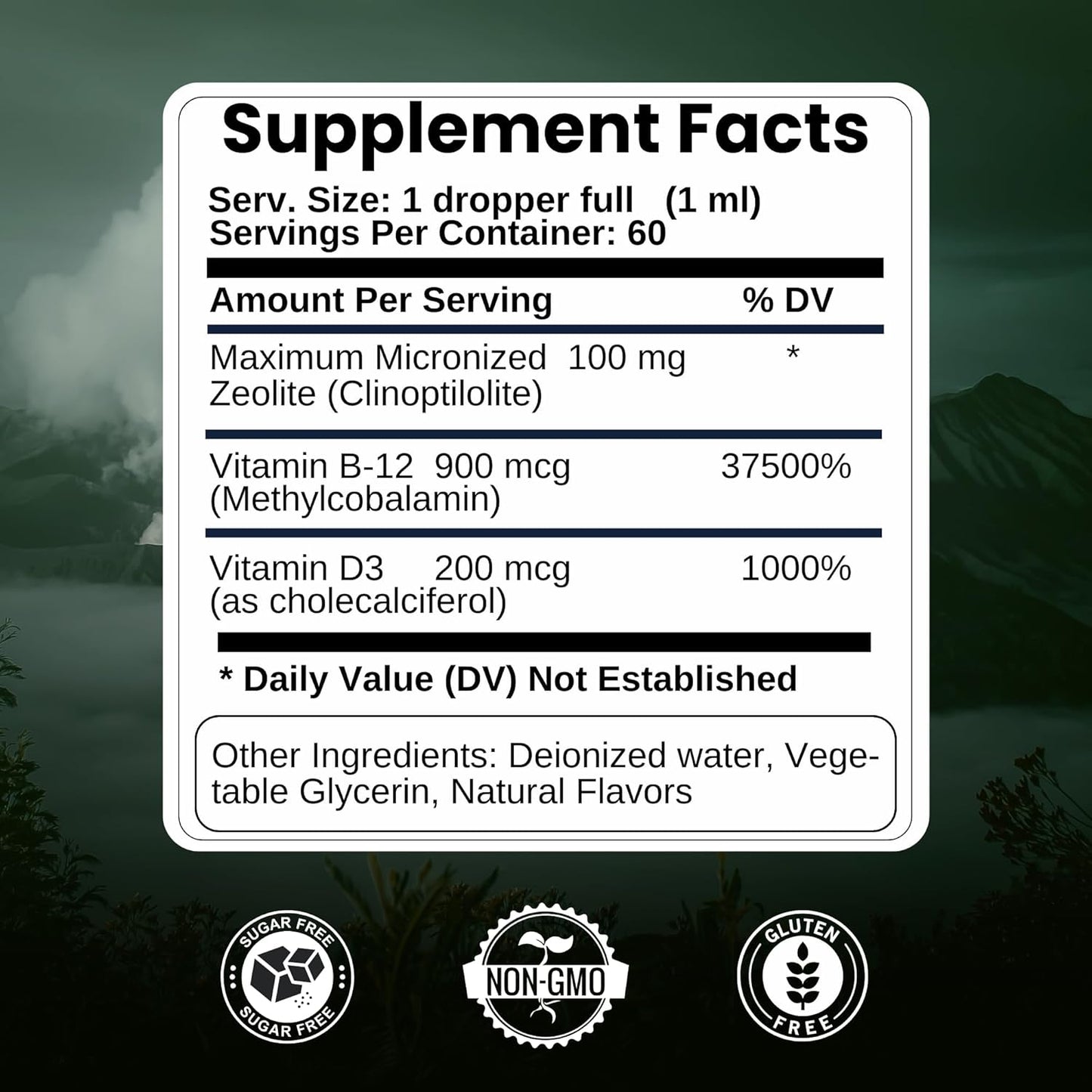 Ultra Natural Detox Drops Remove Heavy Metals Boost Immunity & Focus For Children and Adults