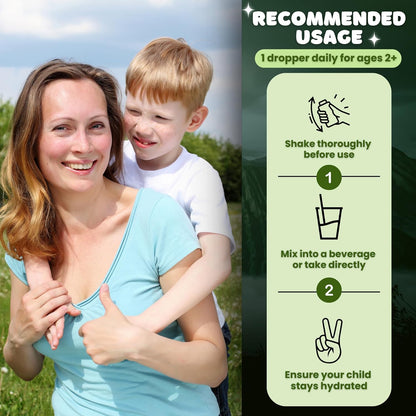 Ultra Natural Detox Drops Remove Heavy Metals Boost Immunity & Focus For Children and Adults